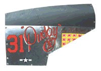 Pudgy - Thomas McGuire's P-38 Nose Art Reproduction