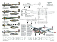 P-38 Data Poster