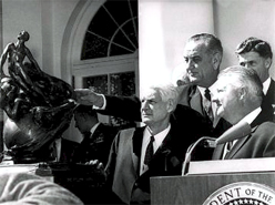 Kelly Johnson & President Johnson