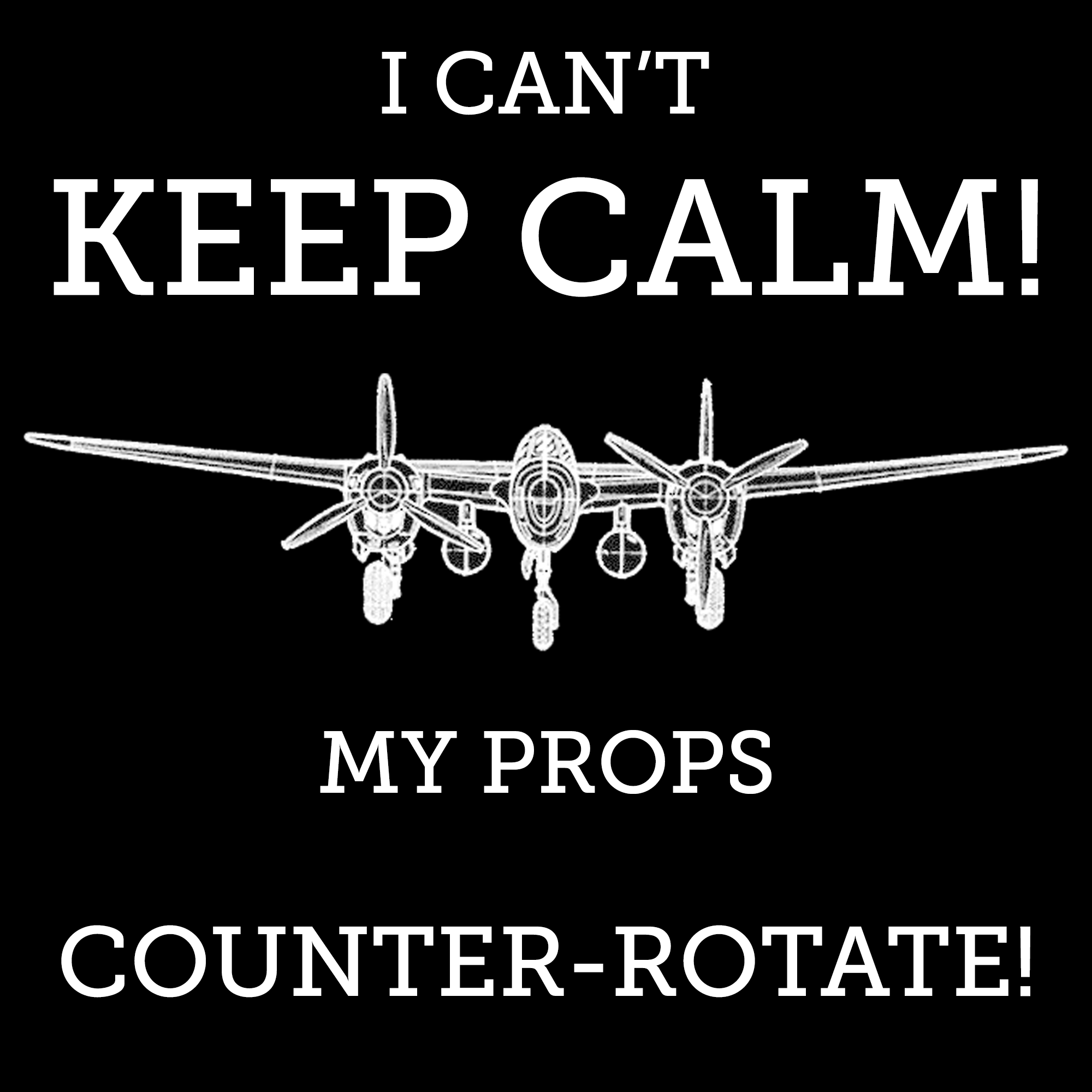 I Can't Keep Calm P-38