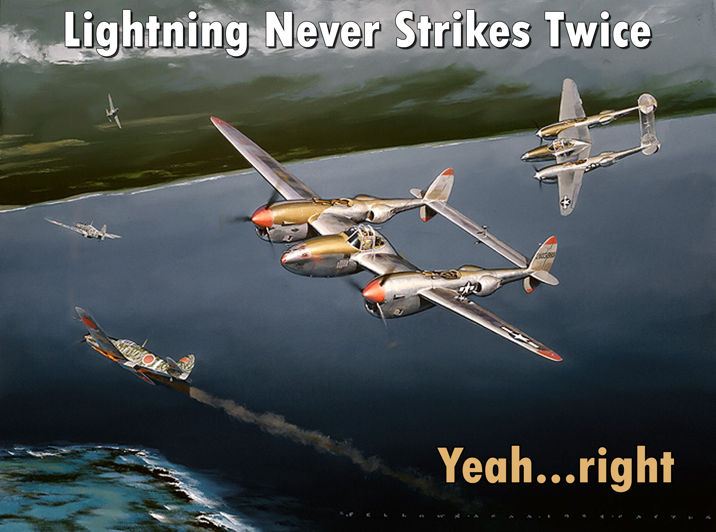 Lightning Never Strikes Twice!