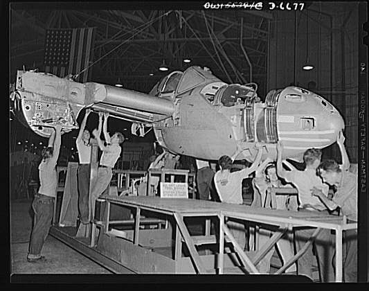 Lockheed Plant Assembly Line
