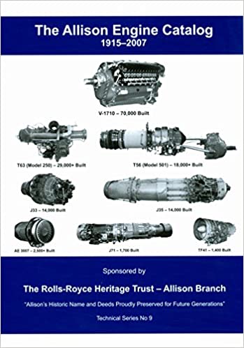 The Allison Engine Catalog 1915 - 2007 Book