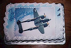 P-38 Birthday Cake