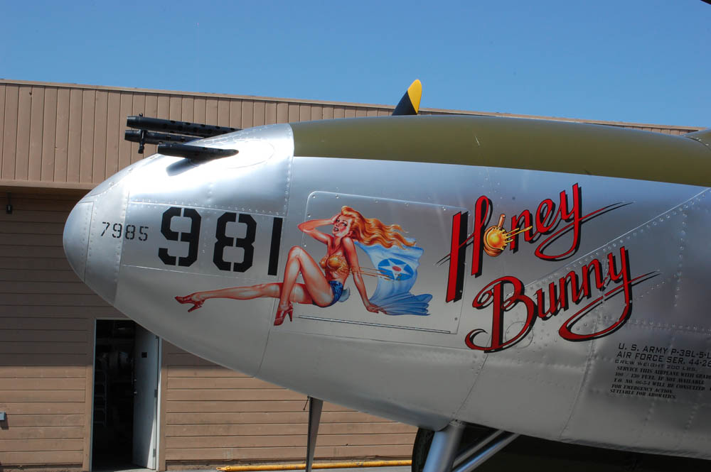 Allied Fighters "Honey Bunny" Nose Art