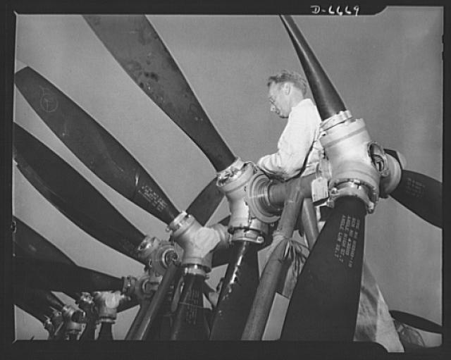 Lockheed Plant propeller assembly