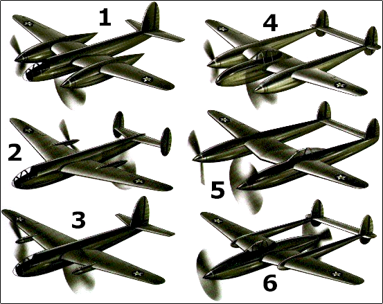 Design sketches for the XP-38