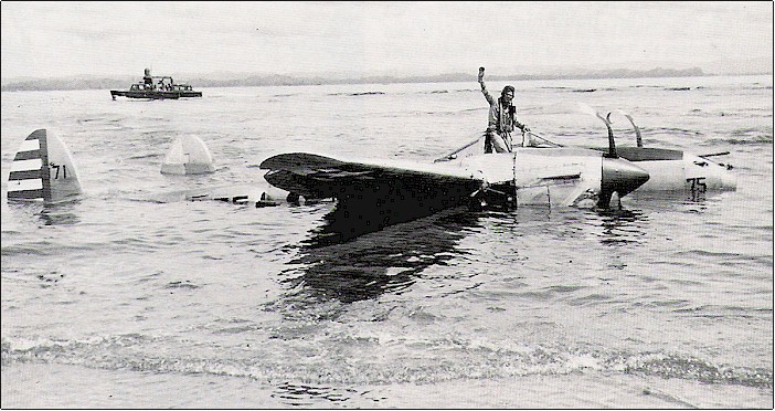 P-38 WATER LANDING