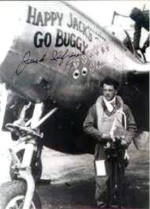 Jack Ilfrey with his P-38
