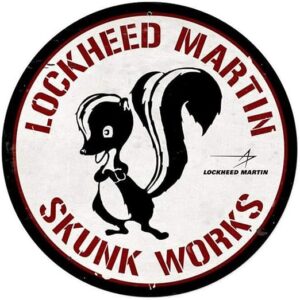 Lockheed Skunk Works metal sign